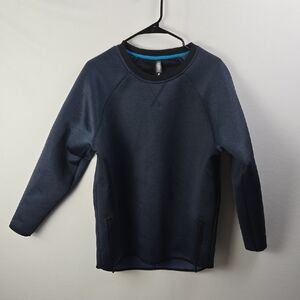 Brandblack Future Legends Mens Sz M Long Sleeve Pullover Navy Blue Akira Casual